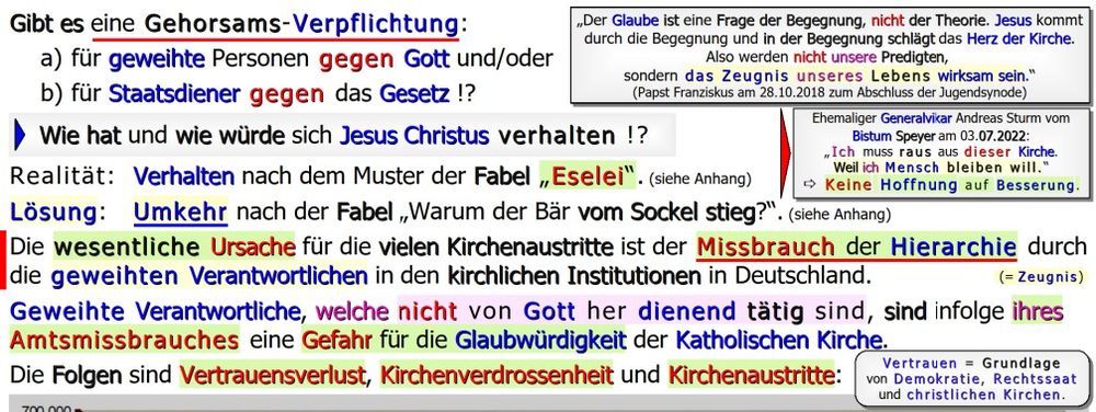 Kirche, Mobbing